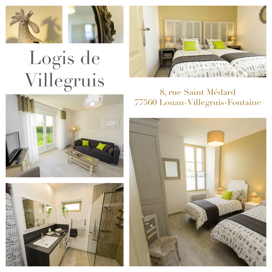 Bienvenue au Logis de Villegruis, gite de charme, décoration cosy et ambiance chaleureuse